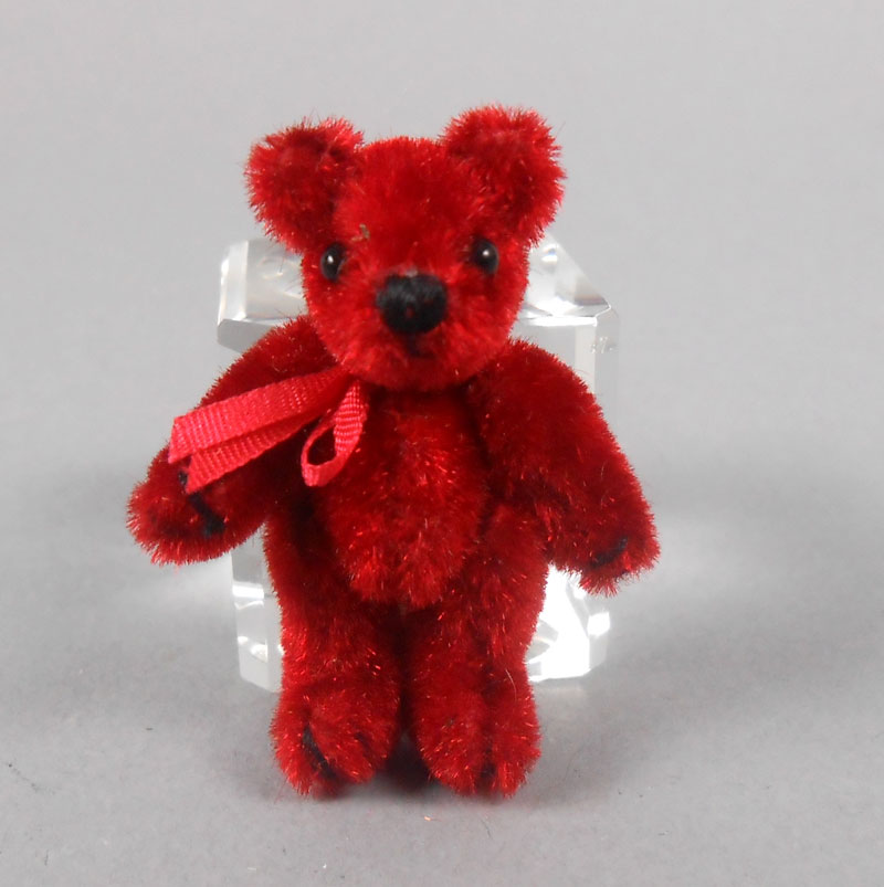 Dark Red 1.5 inch Bear